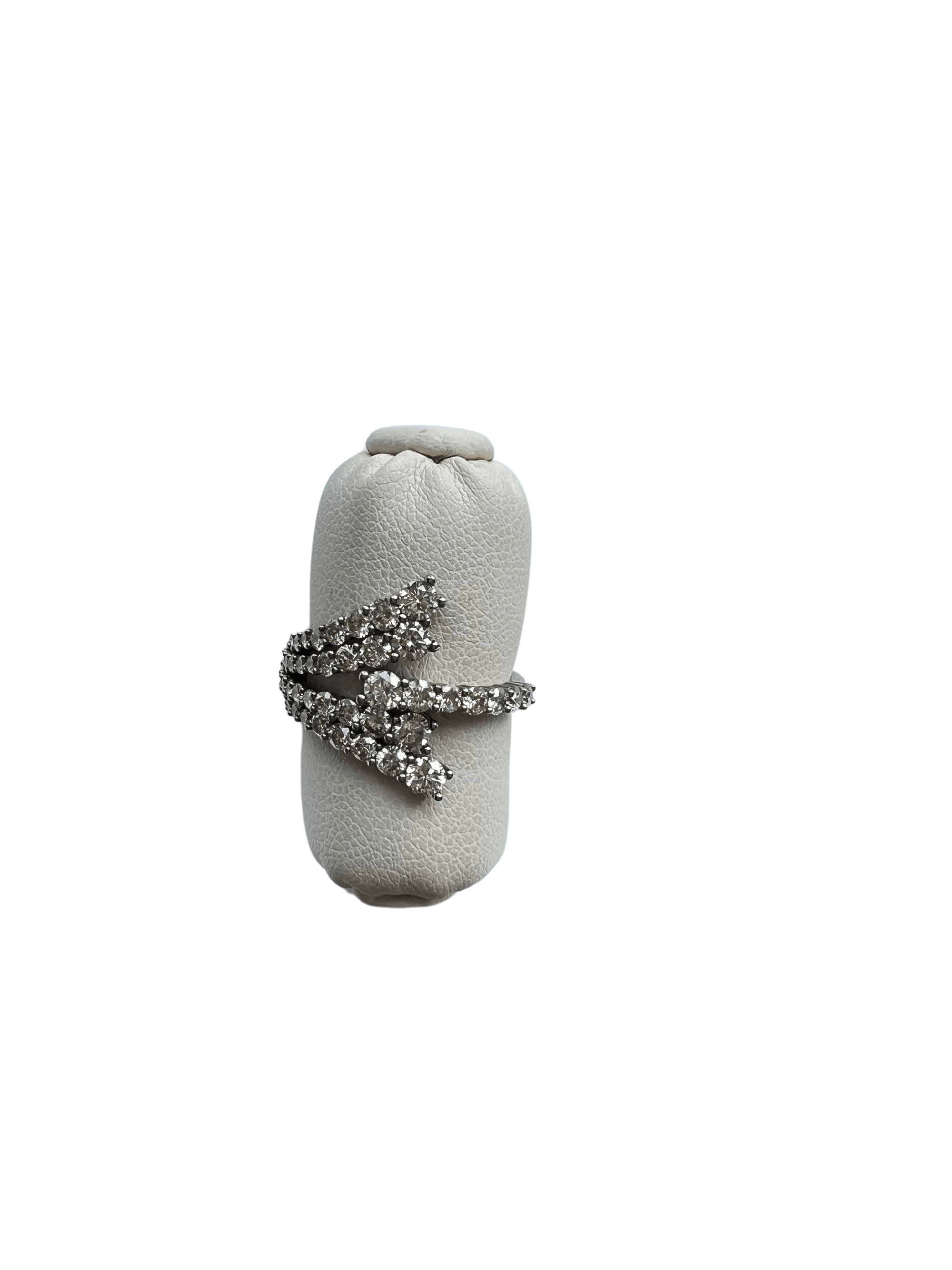 diamond deco cocktail ring