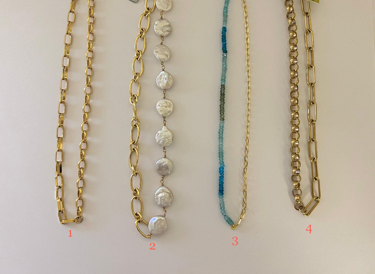 ela by ela rae mismatch necklaces