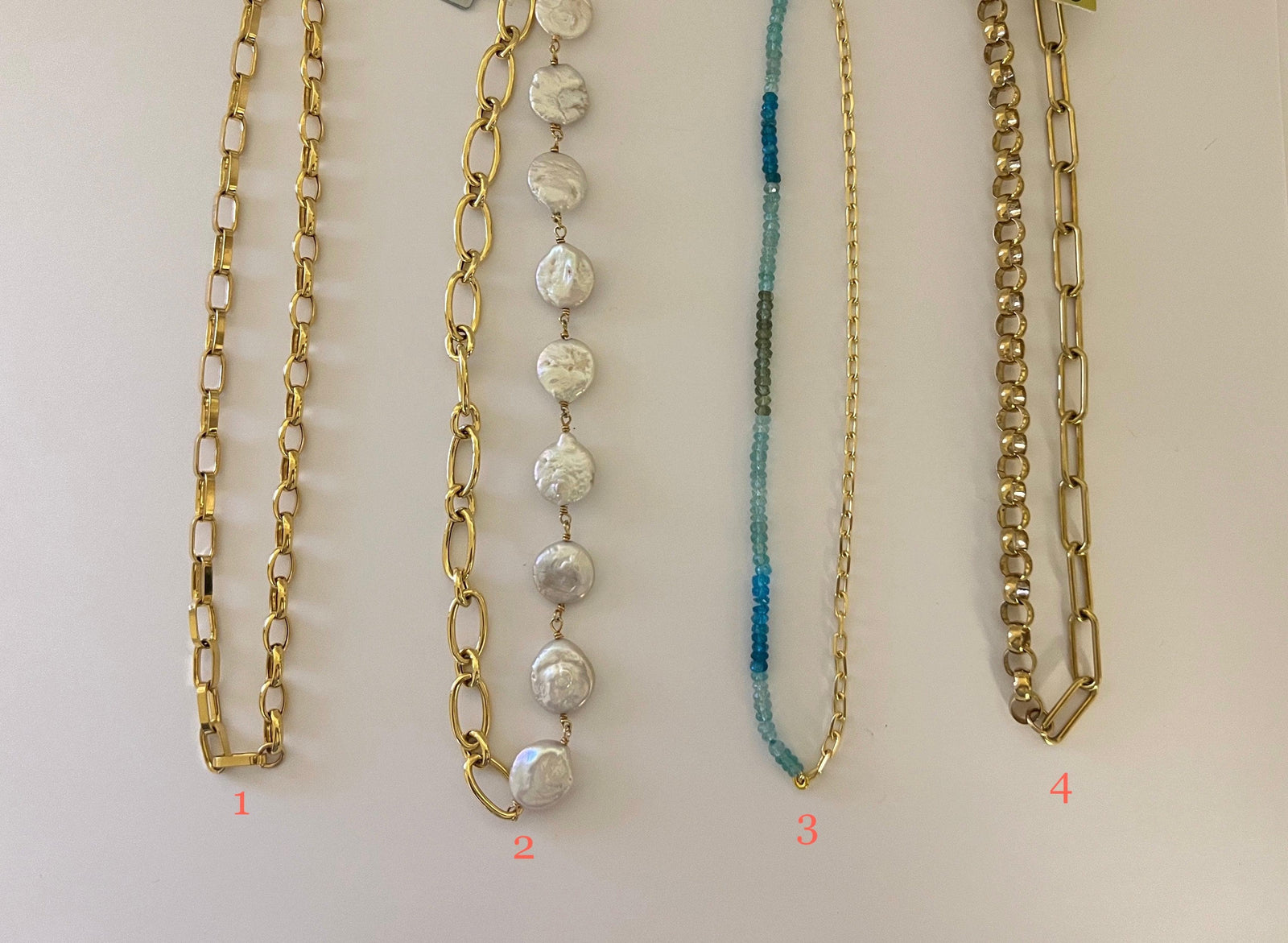 ela by ela rae mismatch necklaces