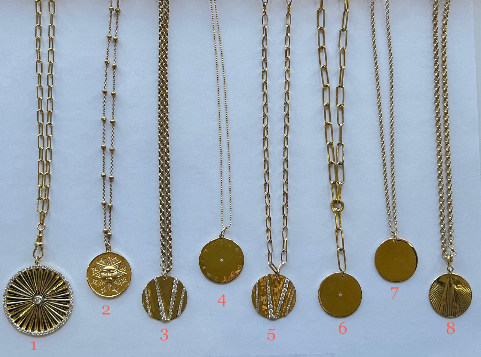ela by ela rae medallion pendants