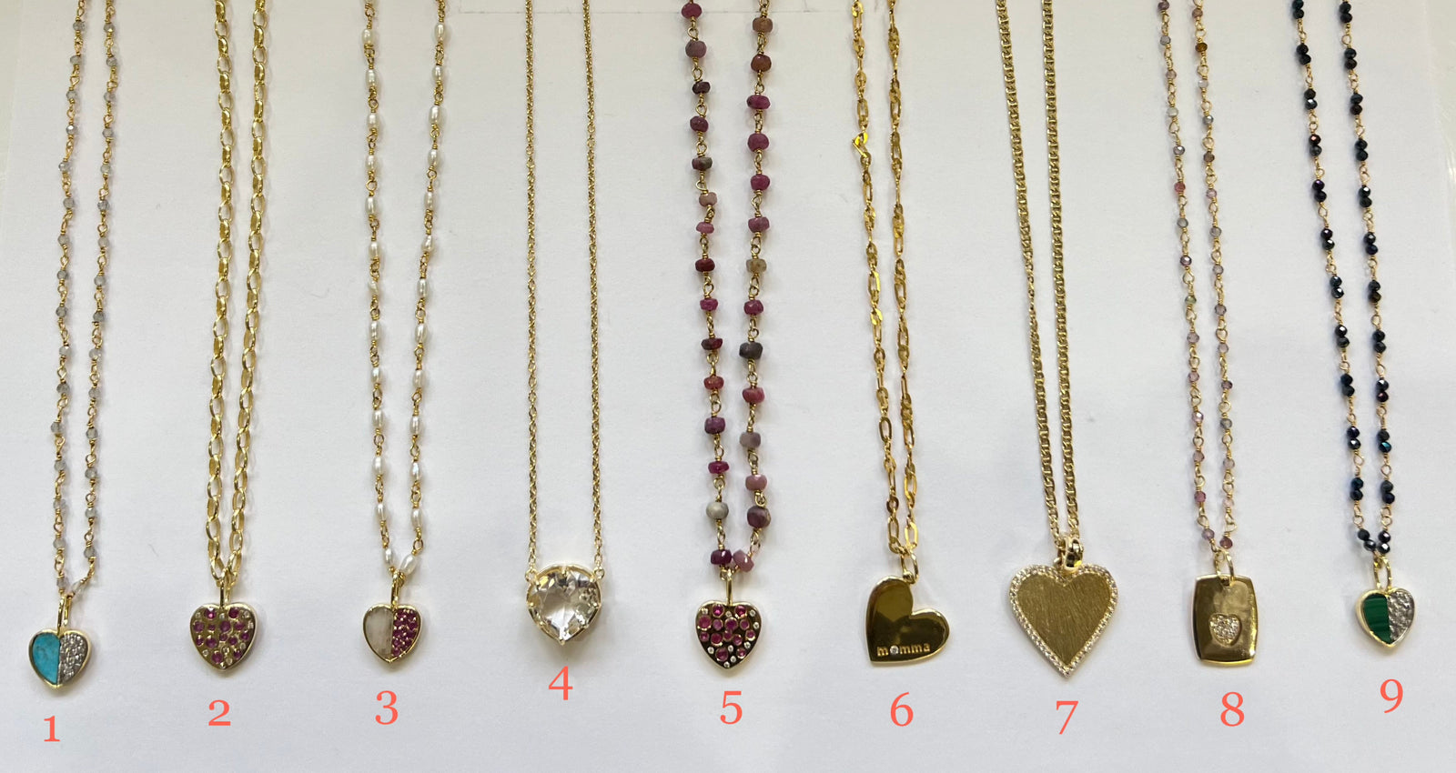 ela by ela rae heart charms