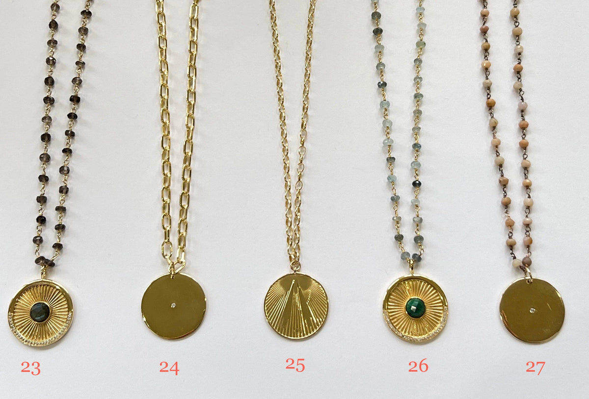 ela by ela rae medallion pendants