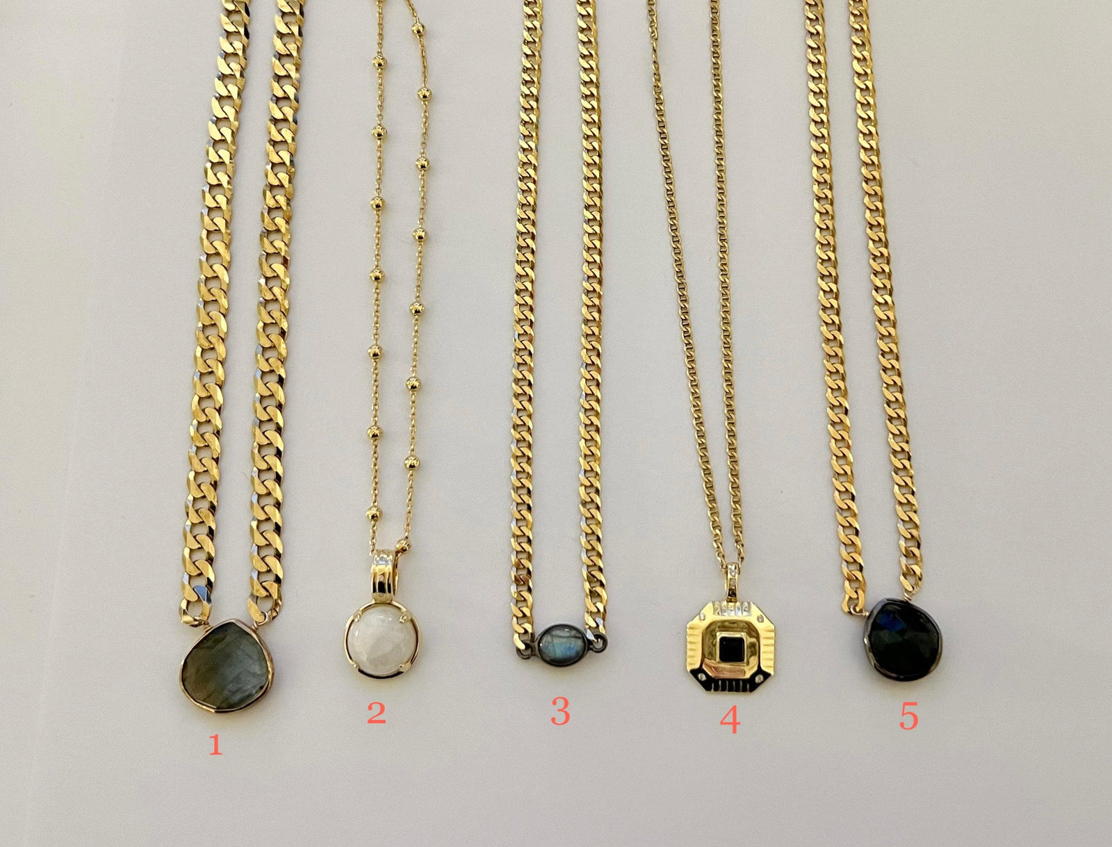 ela by ela rae gemstone pendants