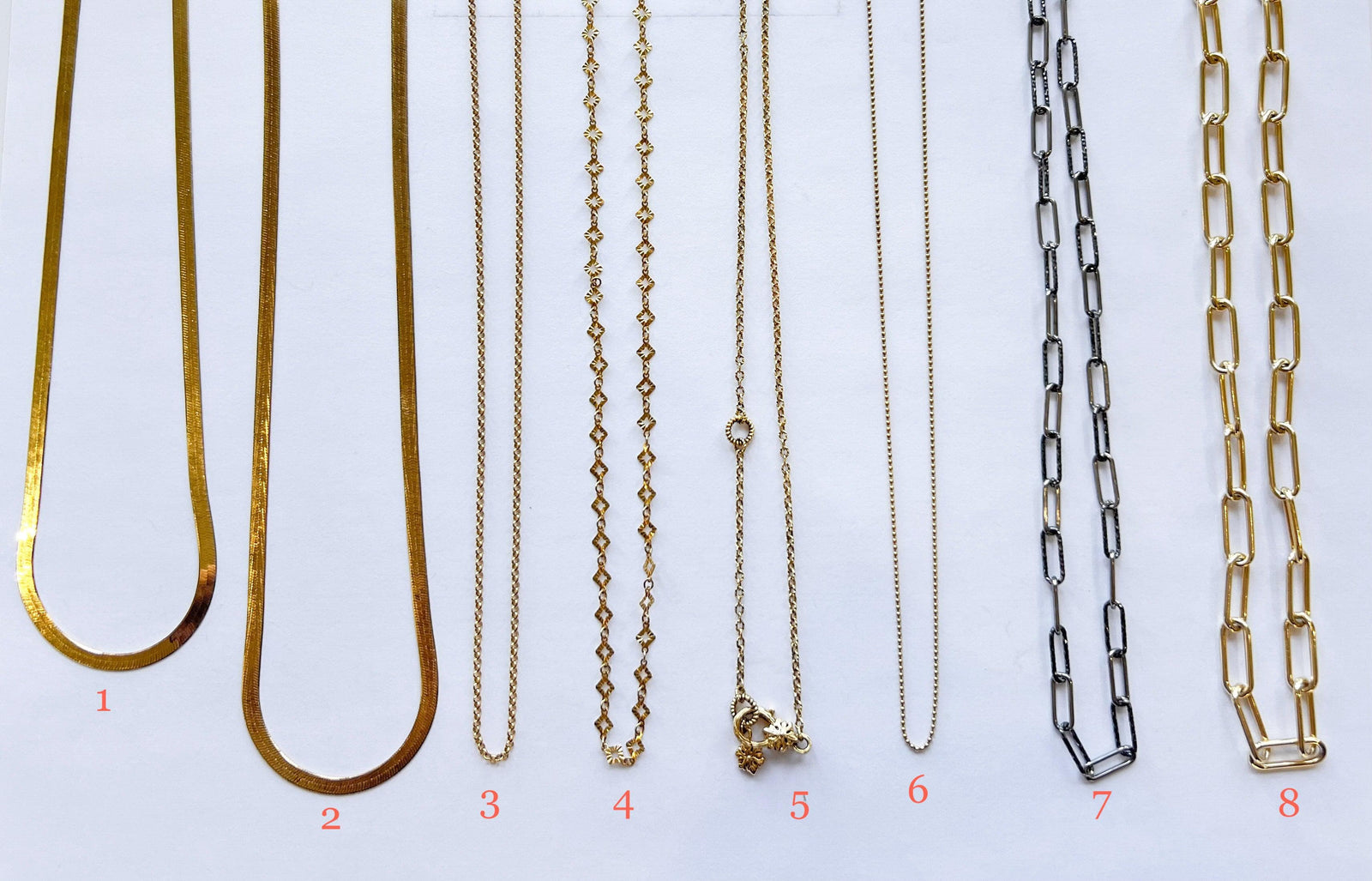 ela by ela rae single layer chains