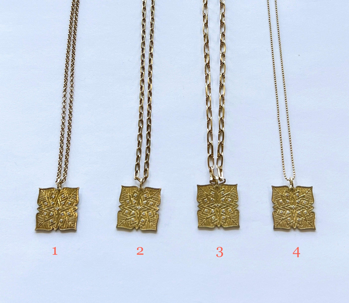 ela by ela rae tile pendant necklaces
