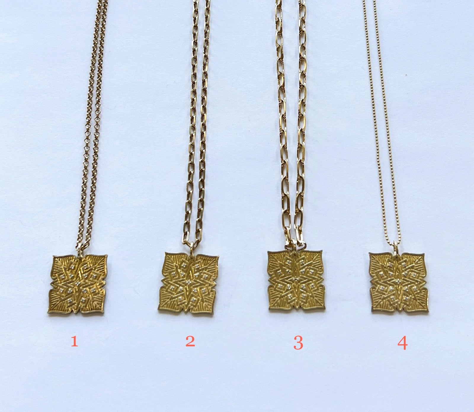 ela by ela rae tile pendant necklaces