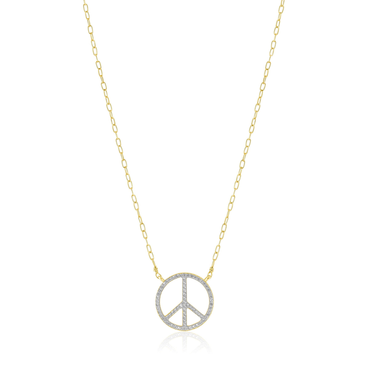 peace sign necklace