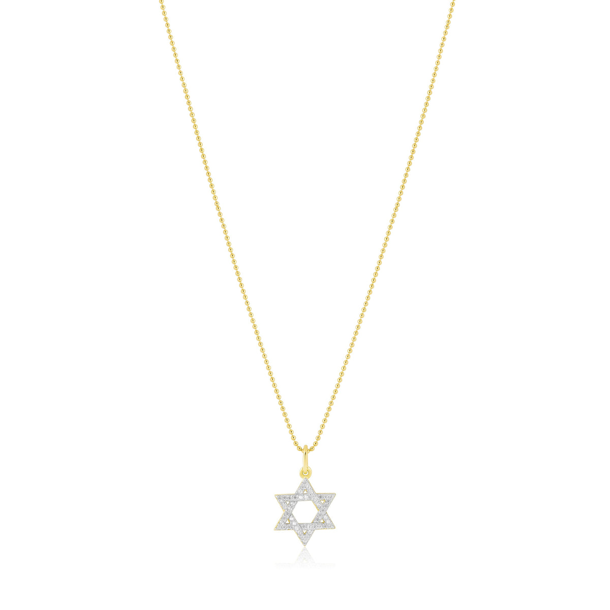star of david charm necklace