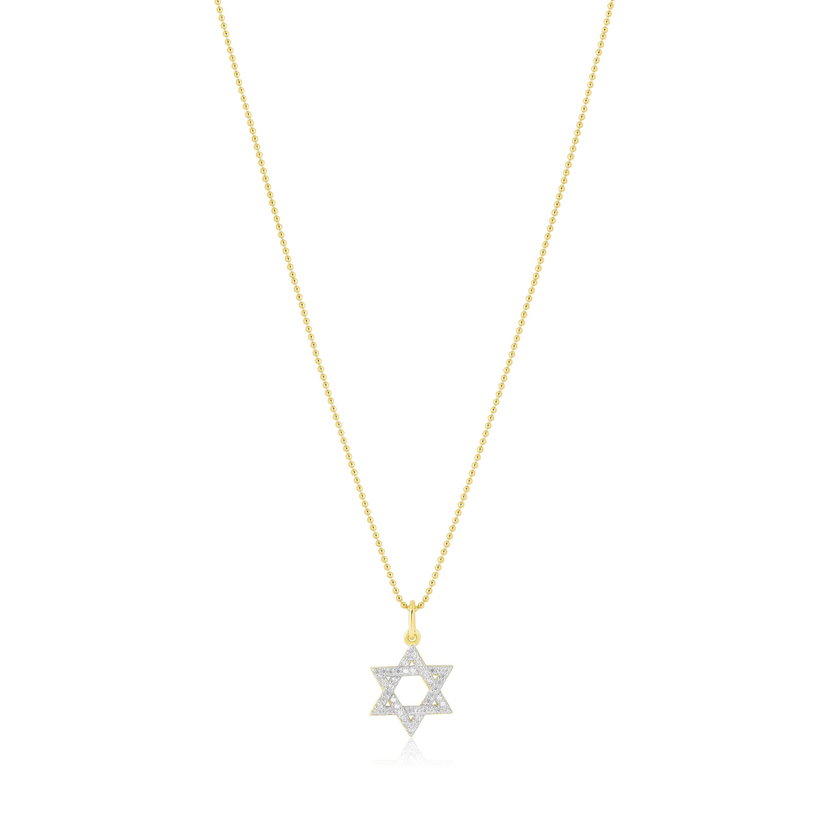 star of david charm necklace