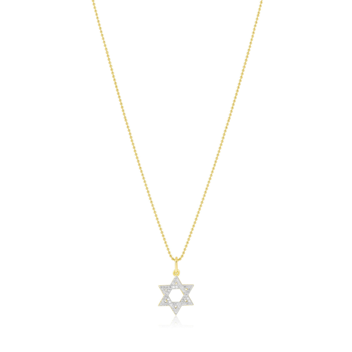 star of david charm necklace