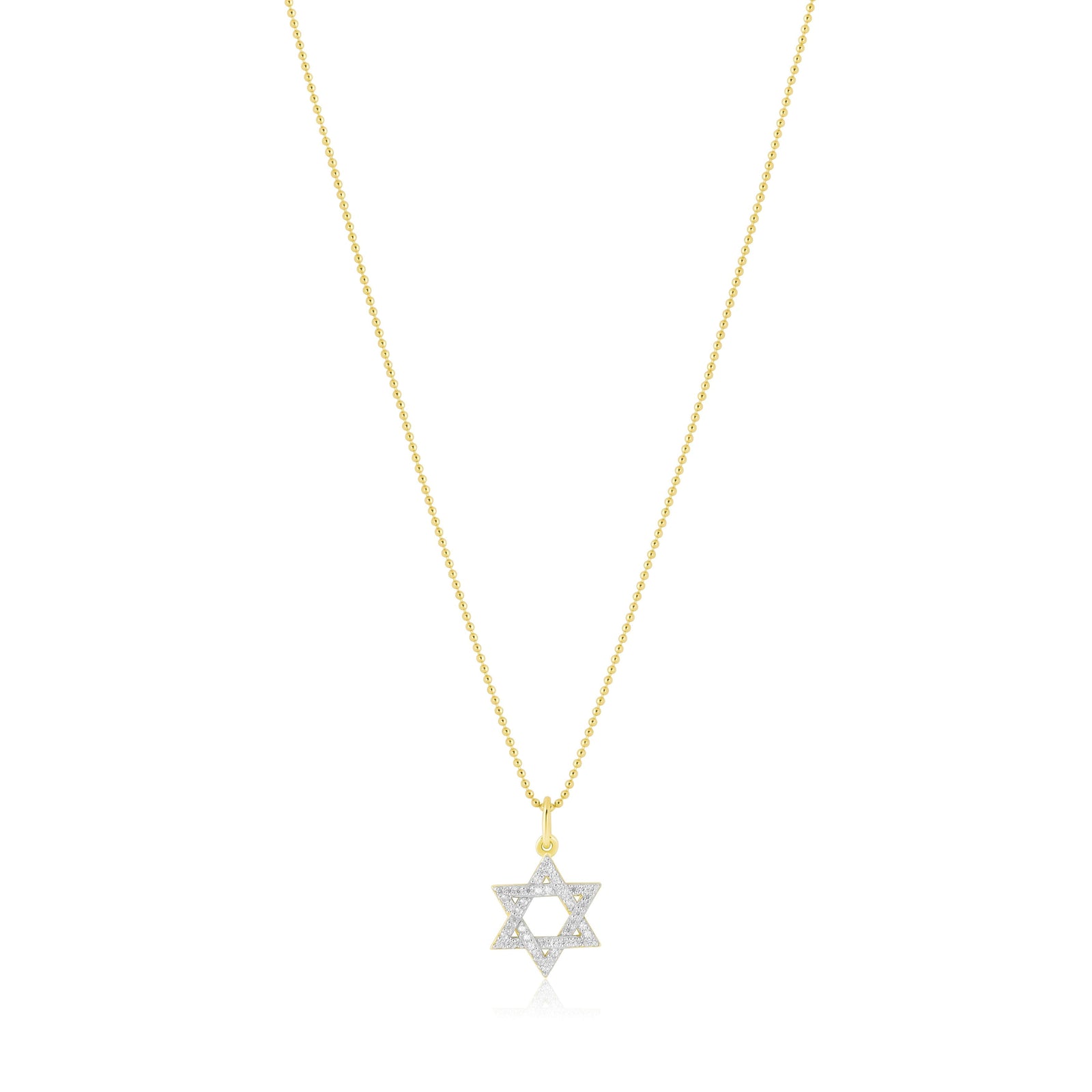 star of david charm necklace