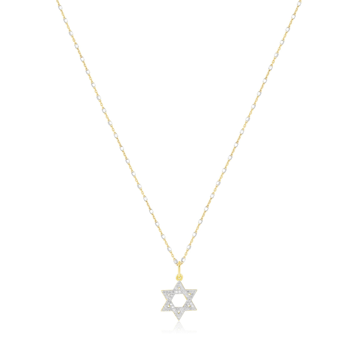 star of david charm necklace