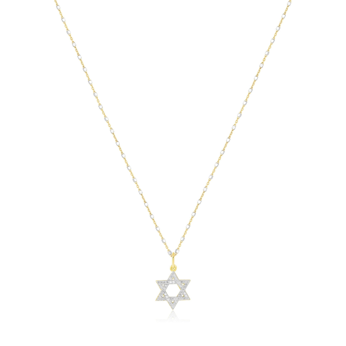 star of david charm necklace