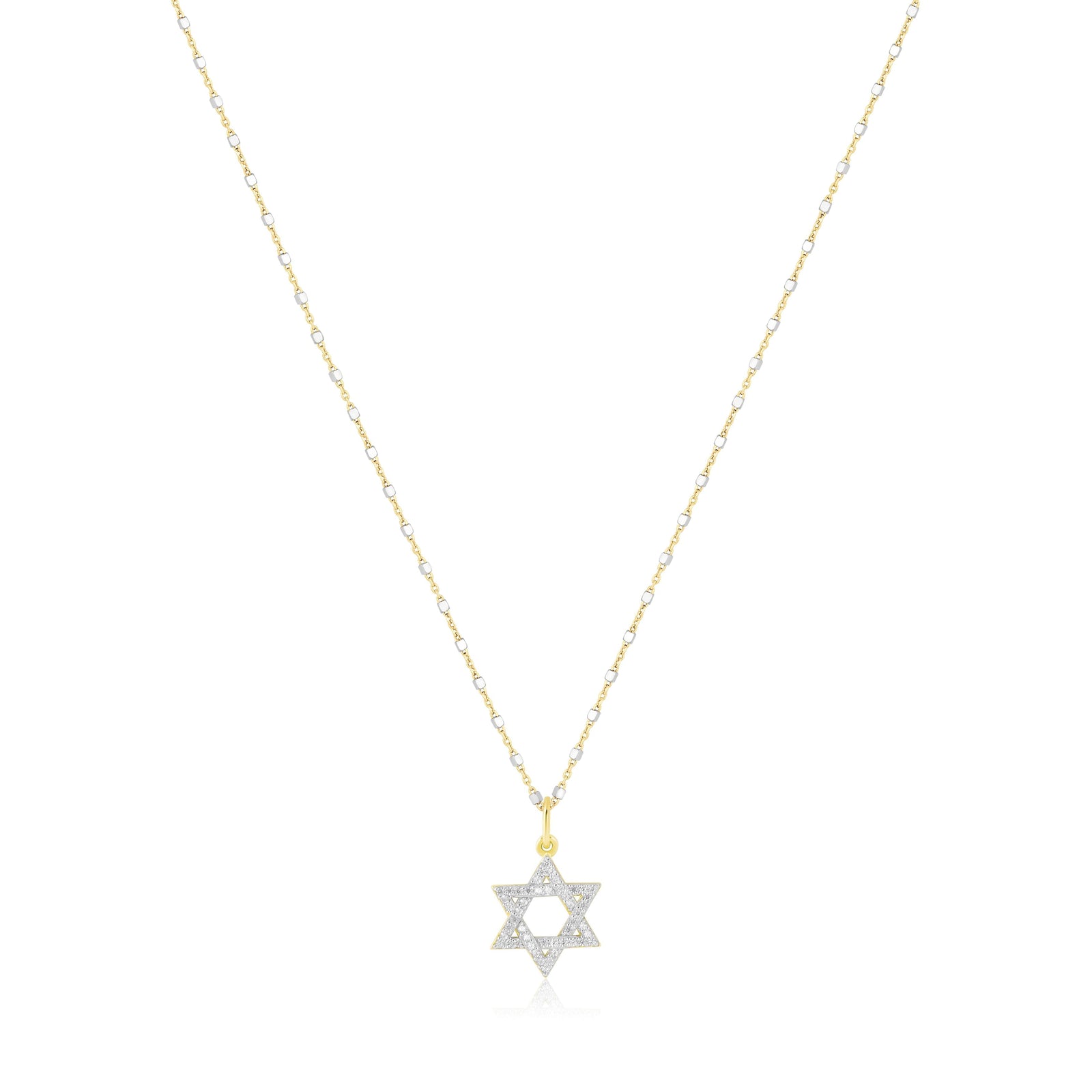 star of david charm necklace
