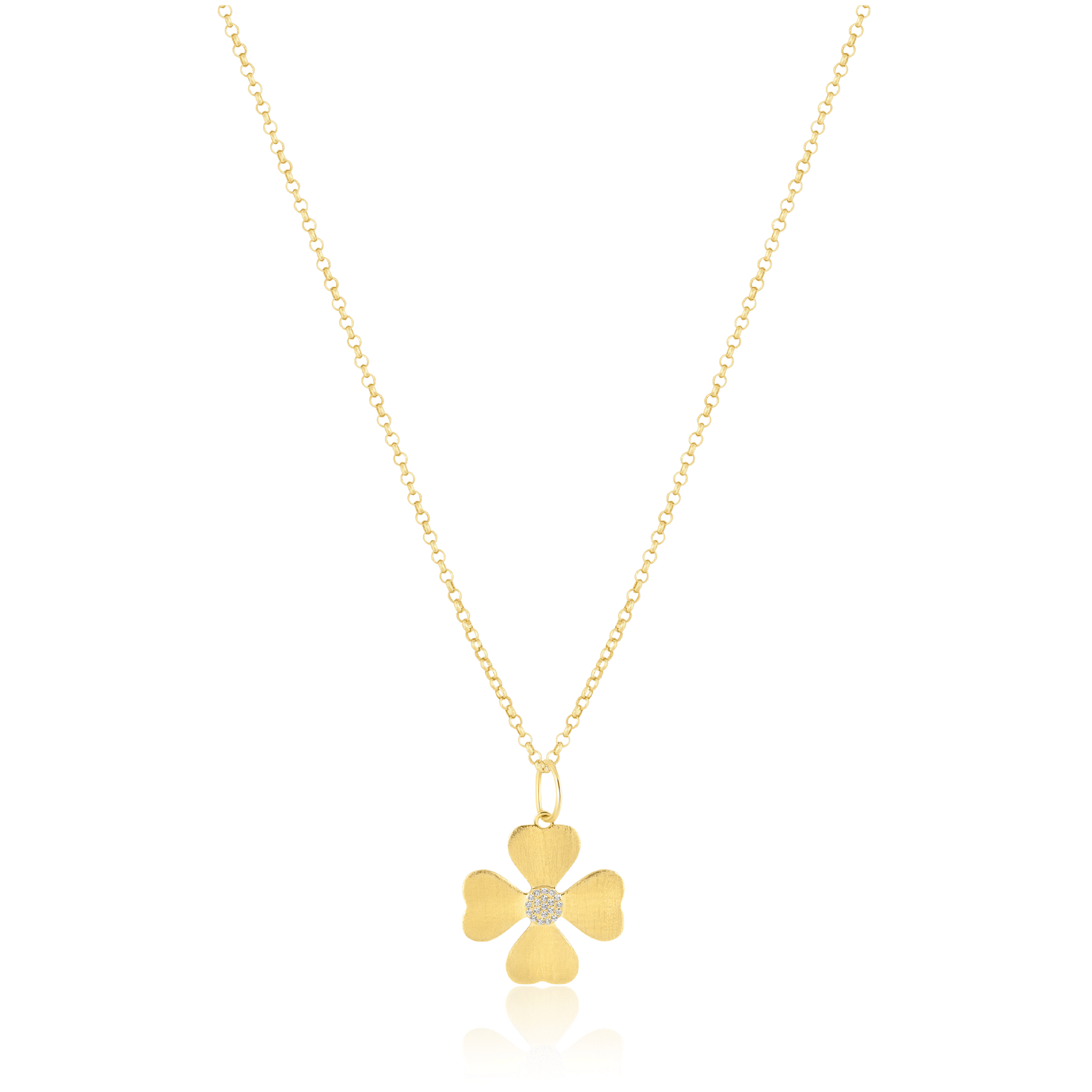 clover charm necklace