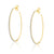 large bezel hoops