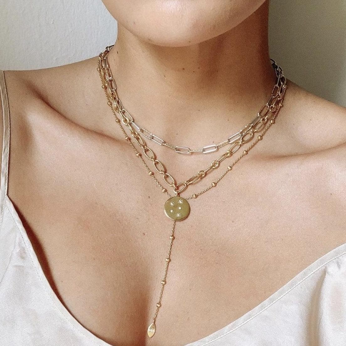 Layering Necklace Set of 3 • Gold - U'i Jewelry