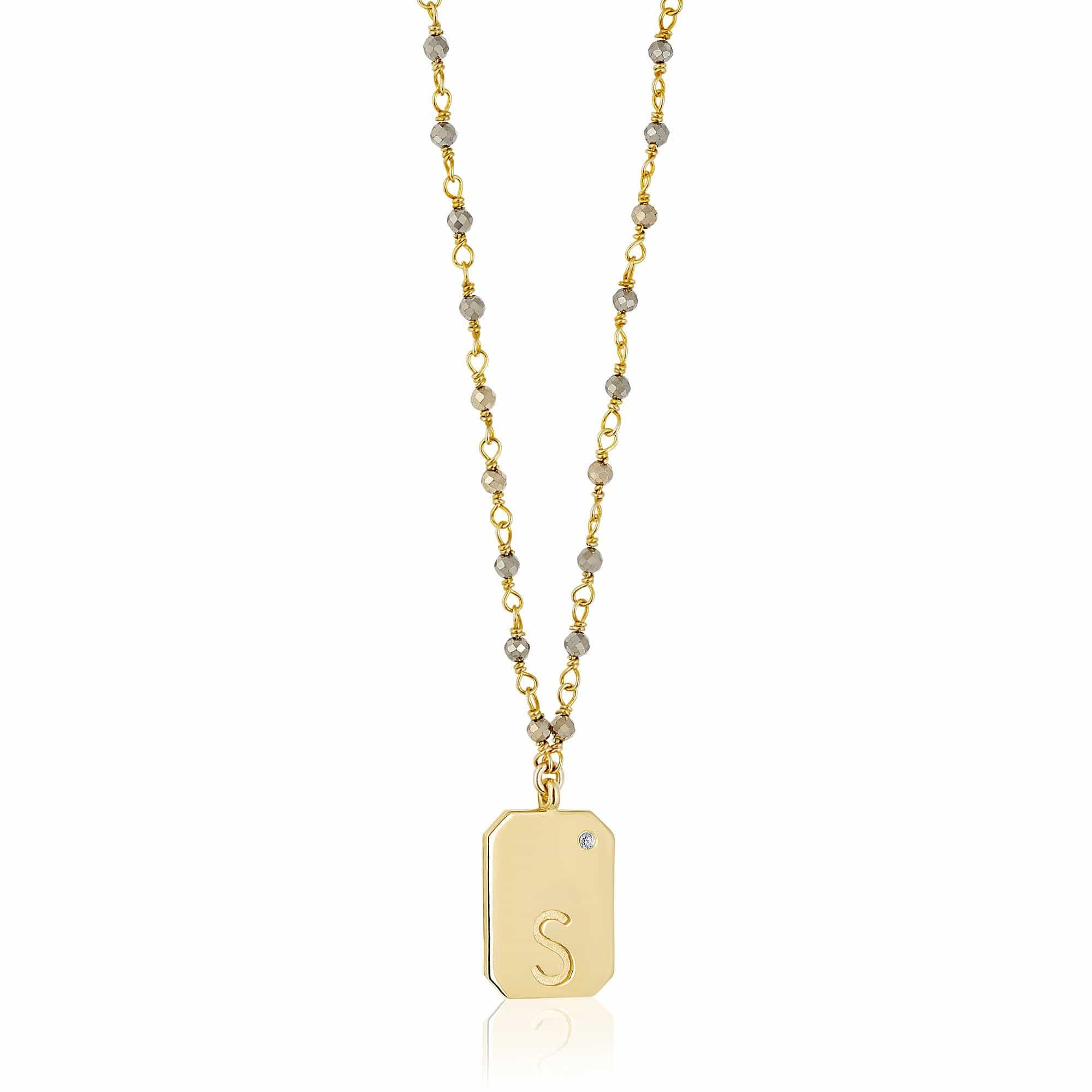Mens designer sales dog tag necklaces