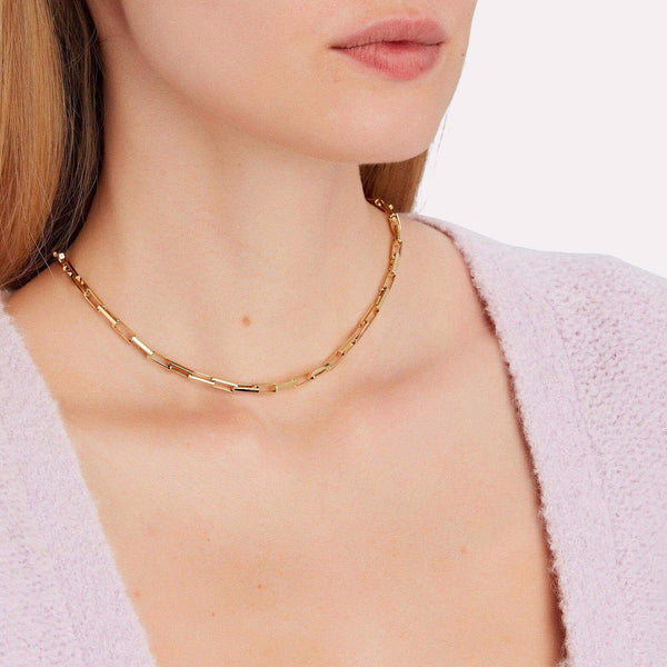 jumbo paperclip chain - ela rae