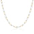 ela rae helena sparkle mix necklace 14k yellow gold plate sterling silver small