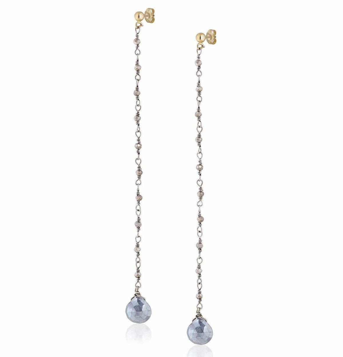 linear stone dangles