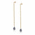 stamped chain stone dangles