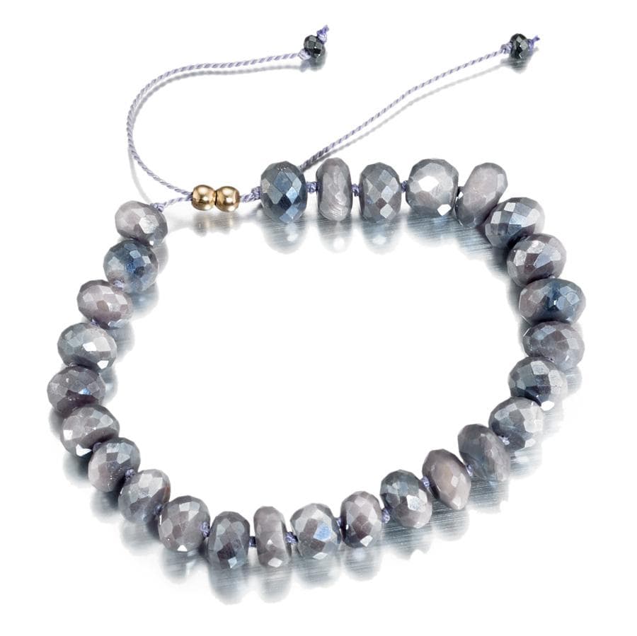 ela rae diana knots luxe bracelet mystic lavender silk