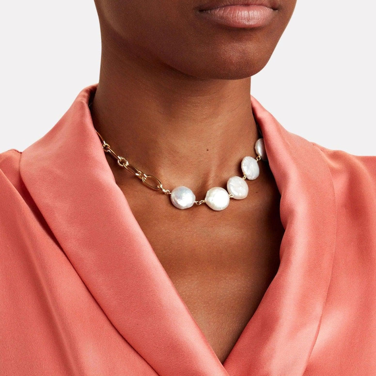 half &amp; half | pearl collar
