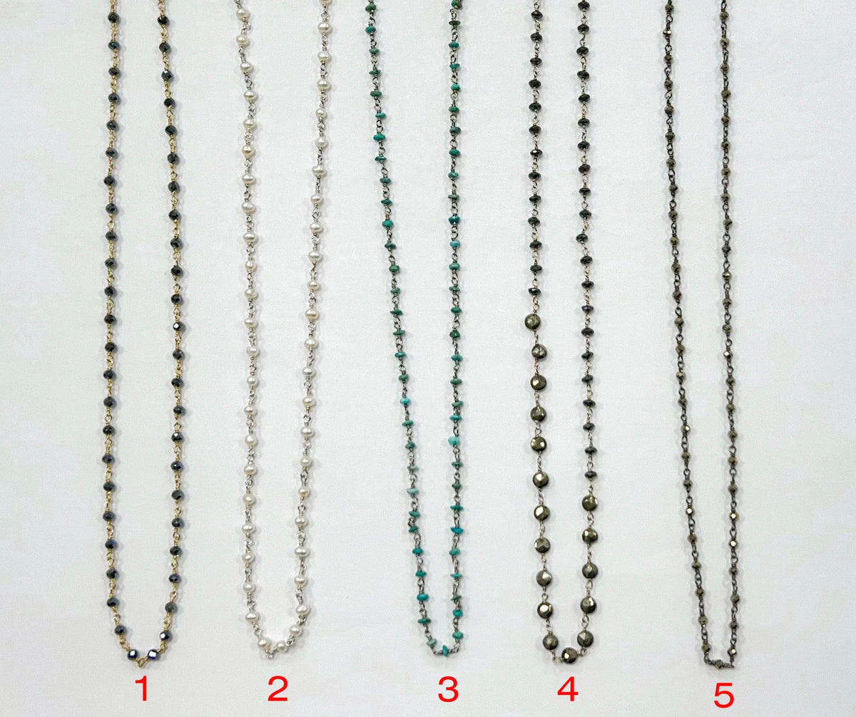 diana rondelle necklaces