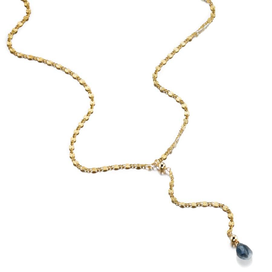 ela rae lina yaeli necklace 14k yellow gold plate