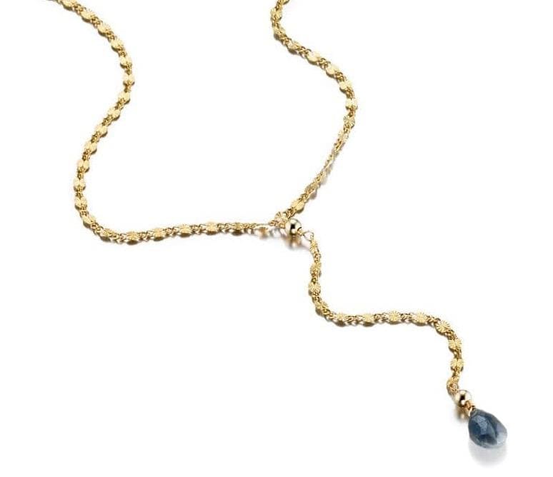 ela rae lina yaeli necklace 14k yellow gold plate