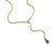 ela rae lina yaeli necklace 14k yellow gold plate