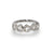 ela rae lara luxe rose cut diamond ring sterling silver