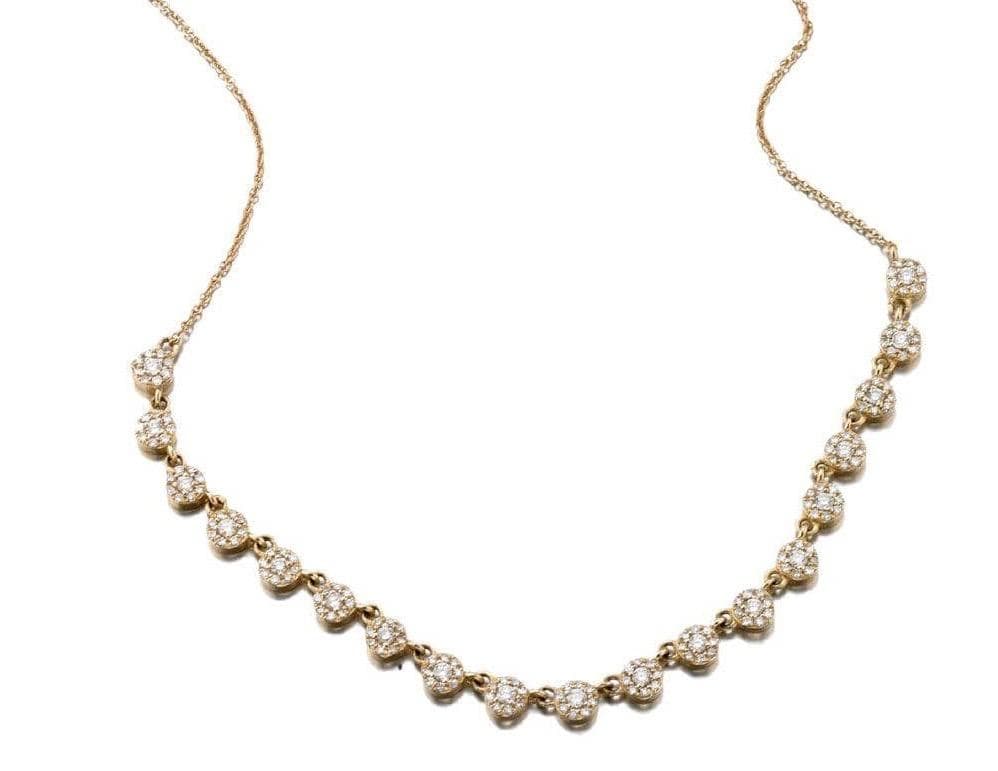 ela rae dina luxe diamond necklace 14k yellow gold