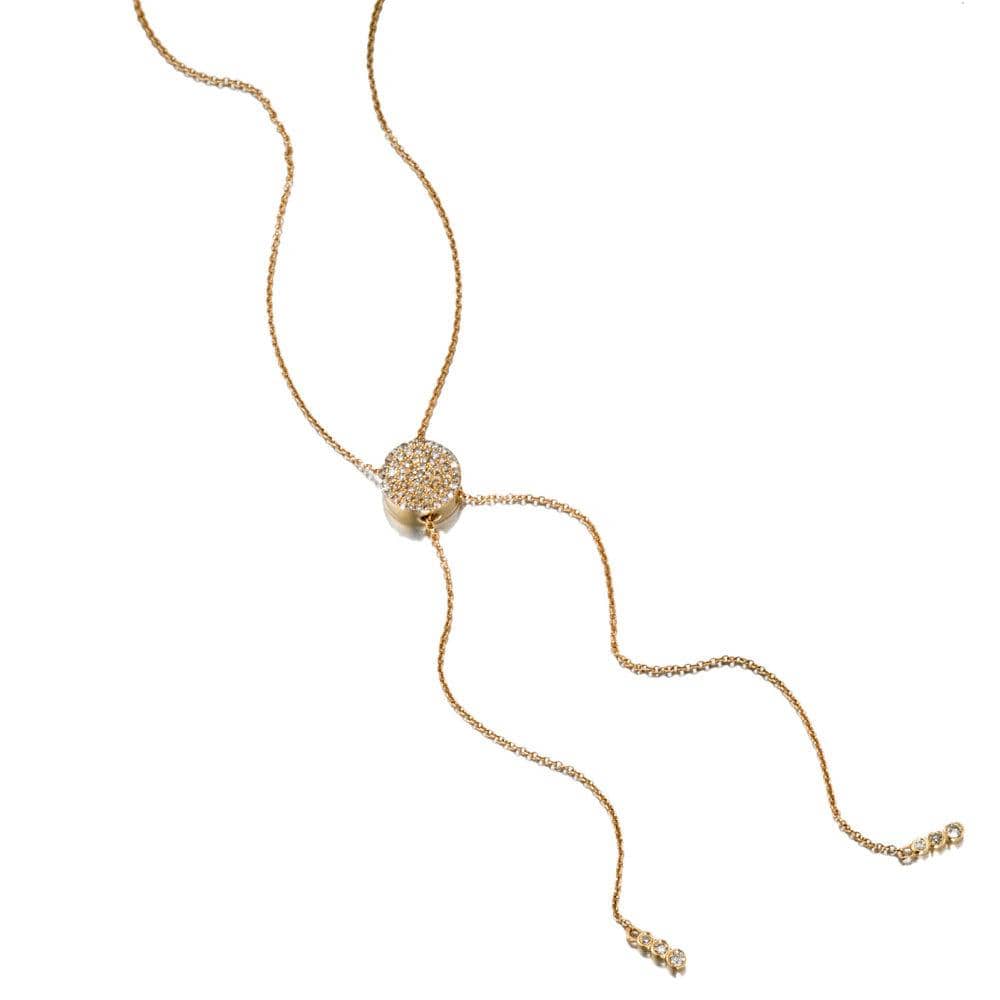 ela rae bailey bolo lariat diamond 14k yellow gold