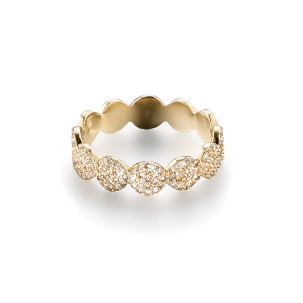 ela rae dina luxe ring diamond 14k yellow gold