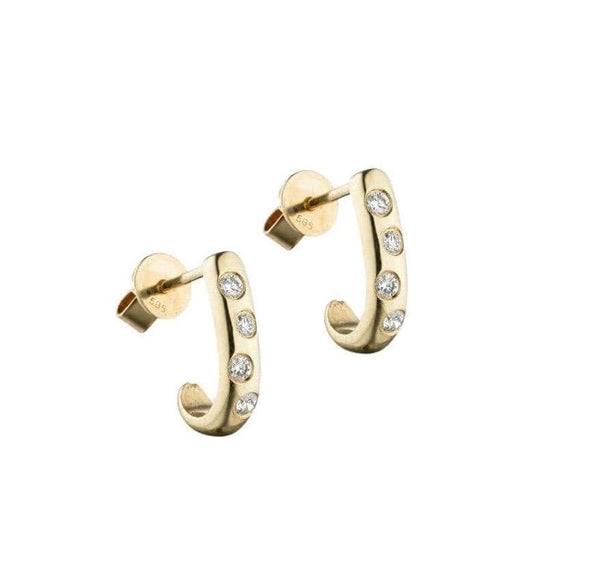 ela rae | jessa j hoops | women’s designer fine jewelry