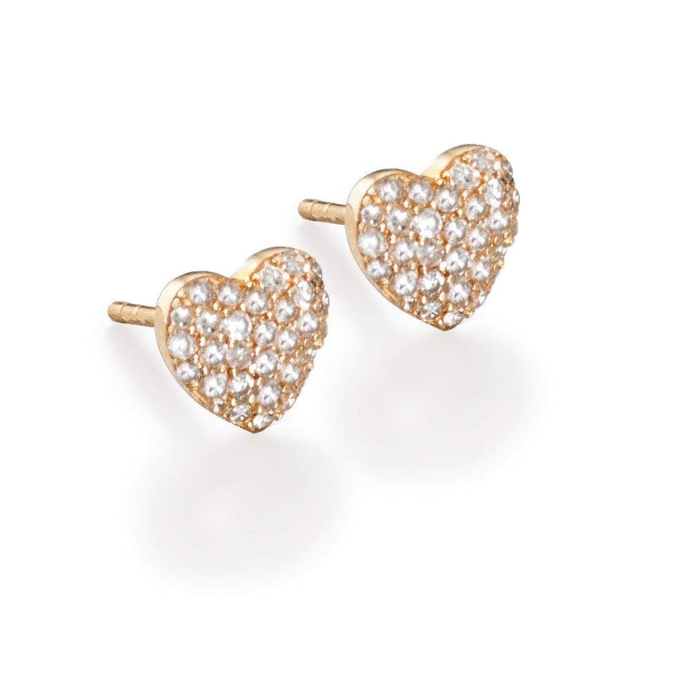 phoebe | heart studs - ela rae