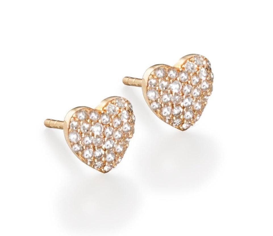 phoebe | heart studs - ela rae