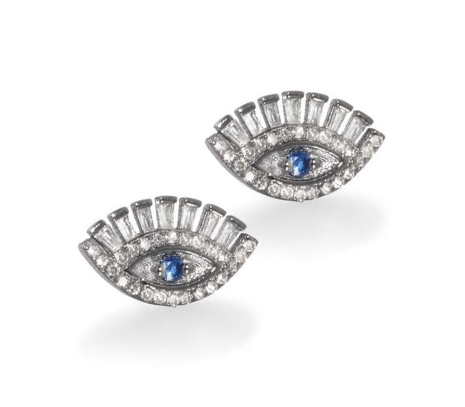 phoebe | baguette eye studs - ela rae