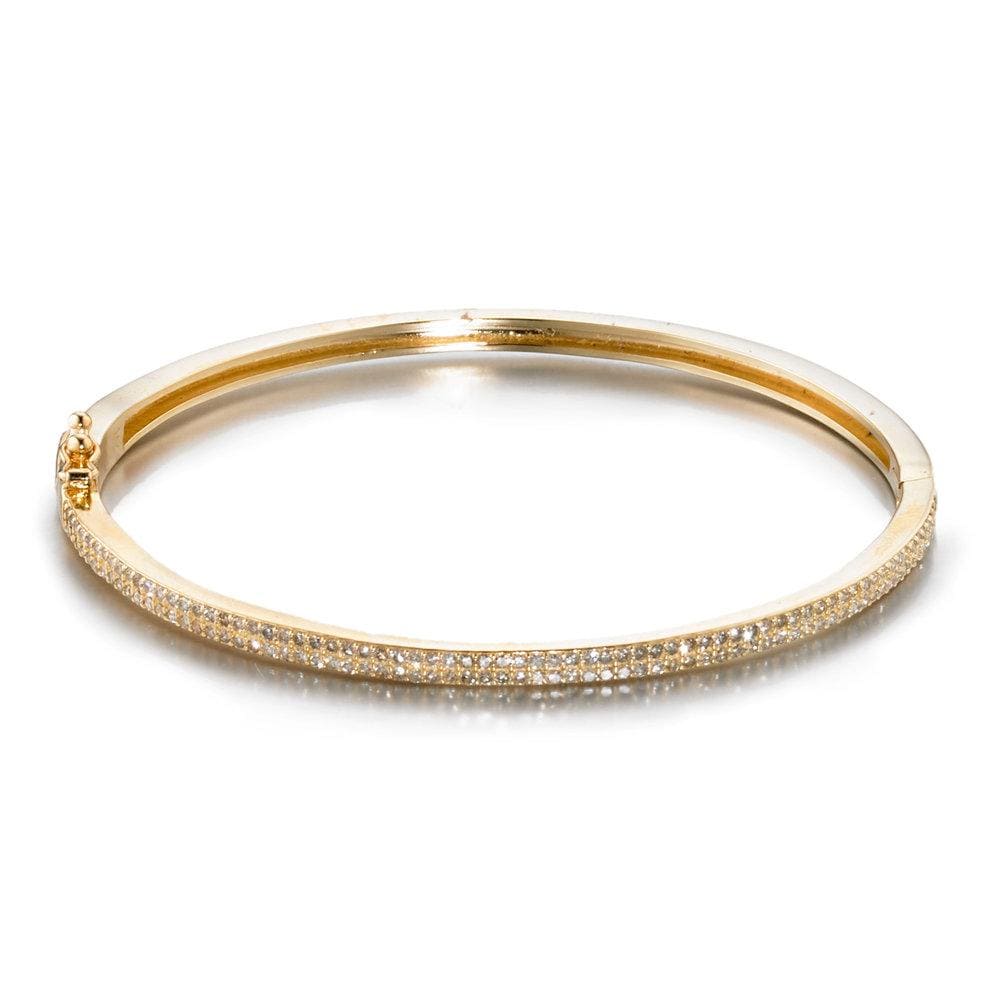 ela rae | luna luxe bangle | women's designer fine jewelry