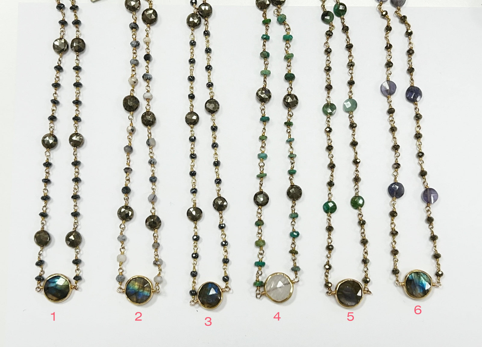 libi two satellite necklaces