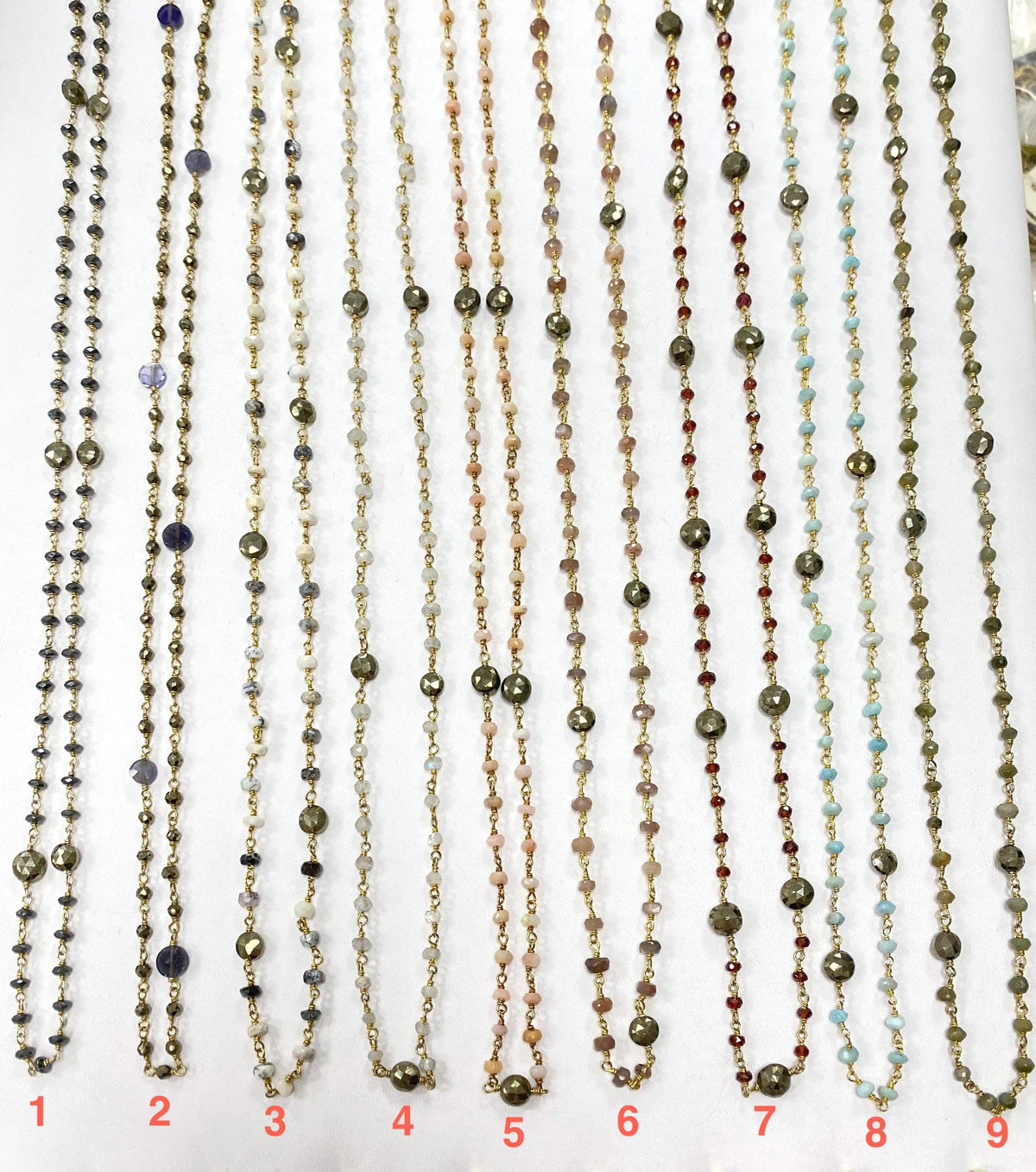 diana satellite 42&quot; necklaces