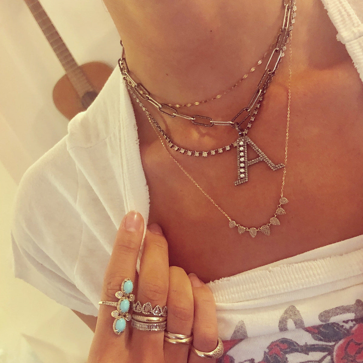 ela rae harlah ring diamond 14k gold model