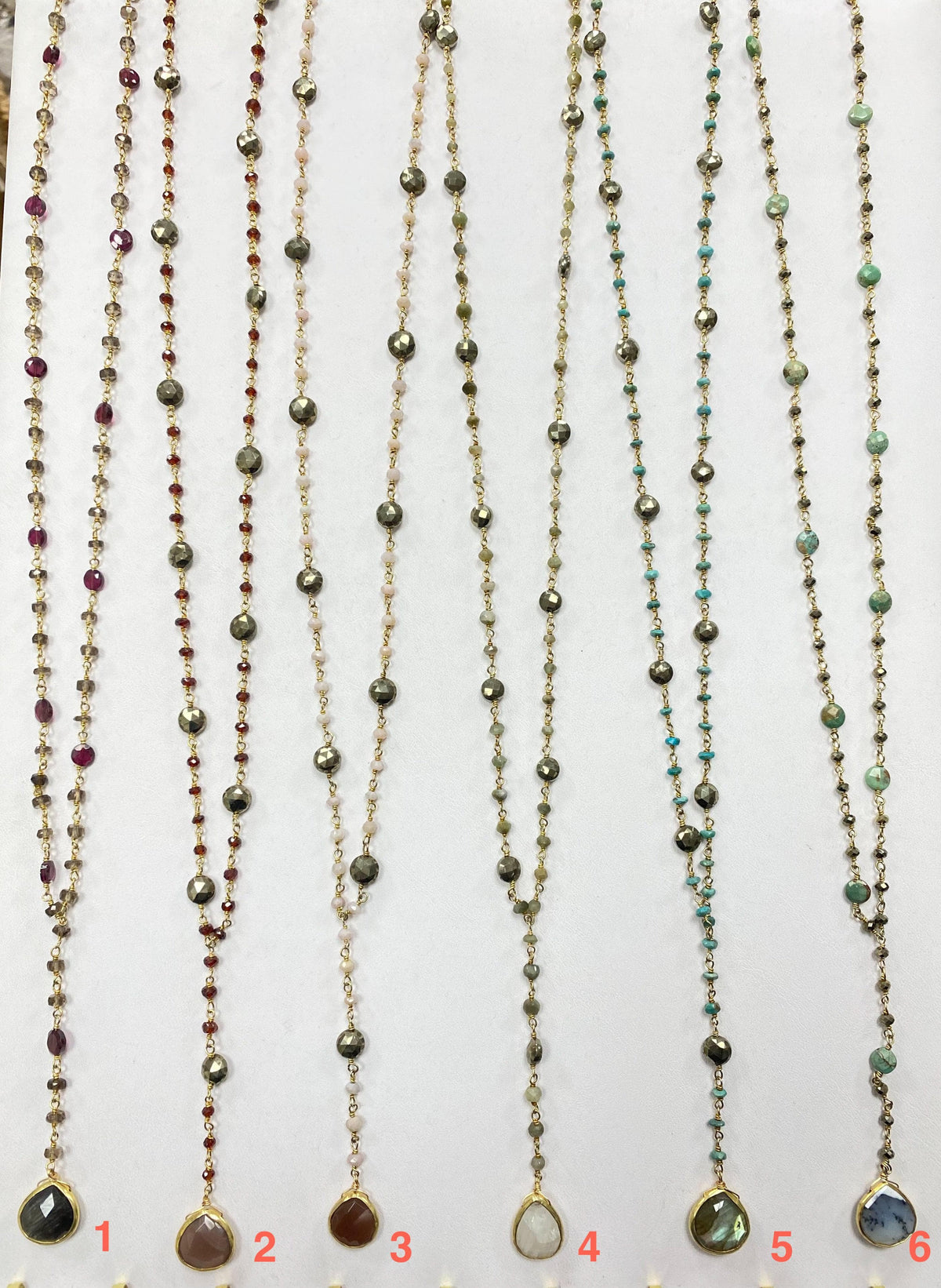 yaeli 24&quot; satellite necklaces