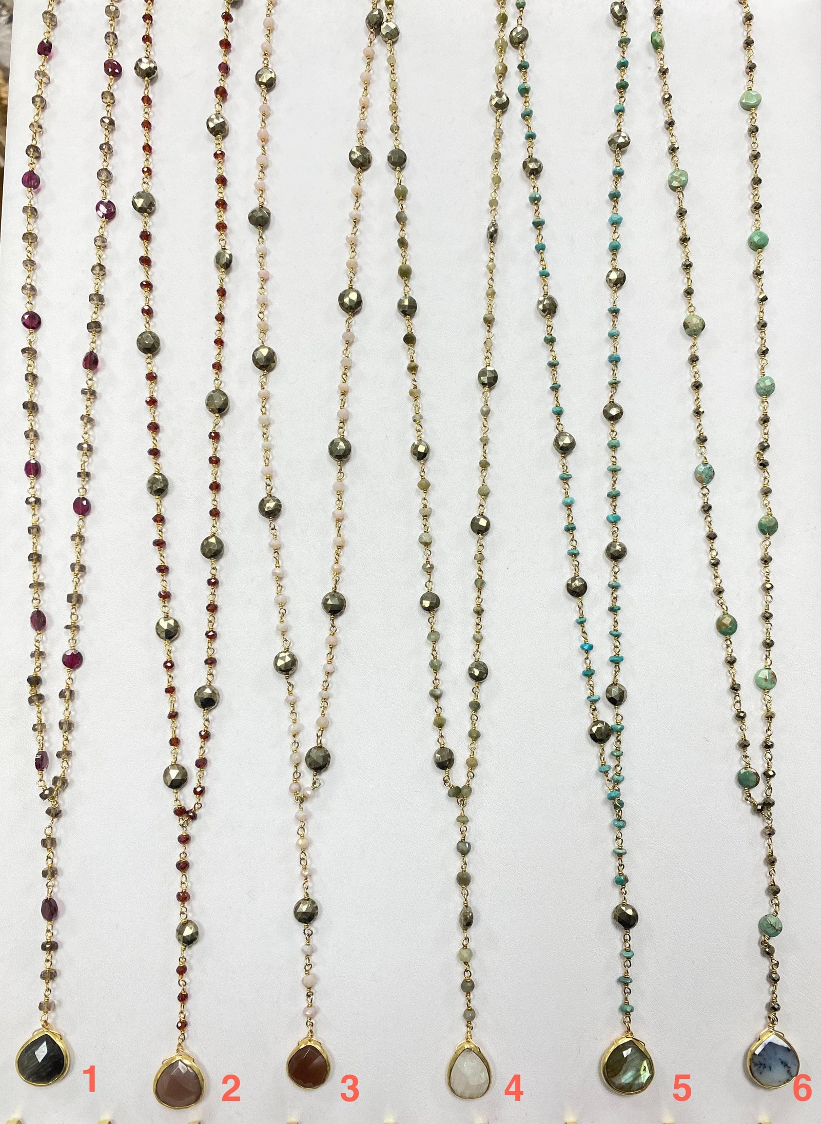 yaeli 24" satellite necklaces