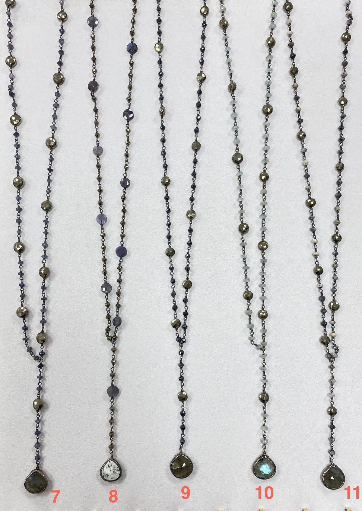 yaeli 24&quot; satellite necklaces