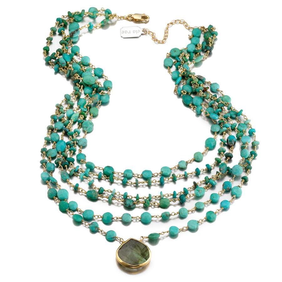 multi choker | 6 strand - ela rae