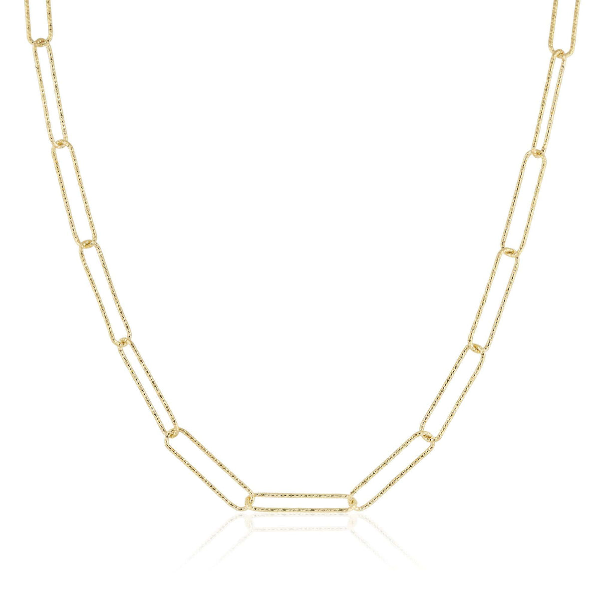 PRE ORDER: elongated sparkle chain