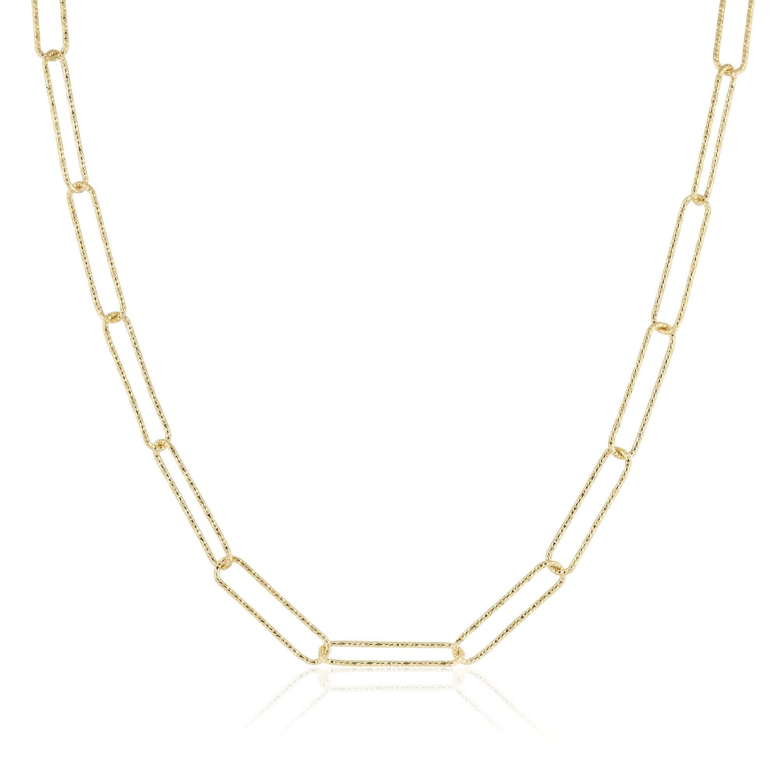 PRE ORDER: elongated sparkle chain